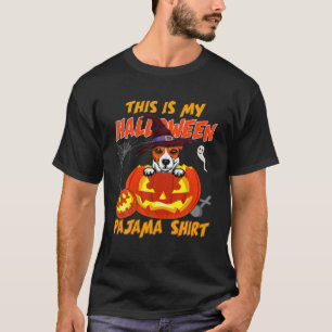 Retro Jack Russell Terrier This Is My Halloween Pa T-Shirt