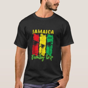 Retro Jamaica Family Vacation 2024 Jamaican Holida T-Shirt