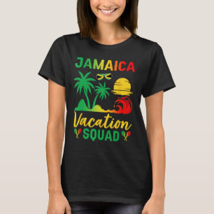 Retro Jamaica Vacation Squad Caribbean Trip Vacay T-Shirt
