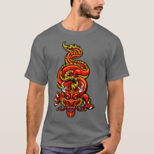 Retro Japanese Dragon T-Shirt