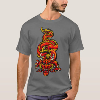 Retro Japanese Dragon T-Shirt