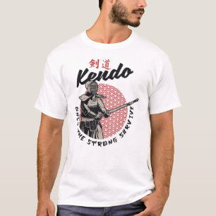 Retro Japanese Kendo - Only the Strong Survive T-Shirt
