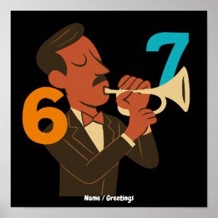 Retro Jazz Spirit 67 – Mid-Century Modern Festival Poster