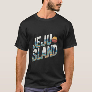 Retro Jeju Island Nature Explorer Love South Korea T-Shirt