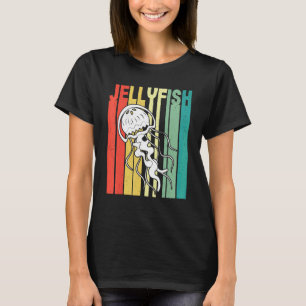 Retro Jellyfish Sea Jellies Pet Aquarium Sea Anima T-Shirt