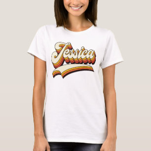 Retro Jessica Name 70s Vintage Design T-Shirt