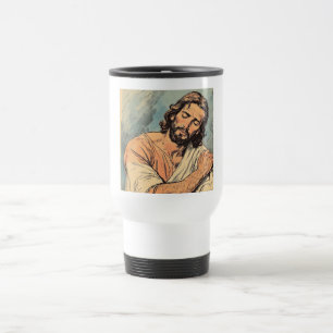 Retro Jesus Christian Travel Mug