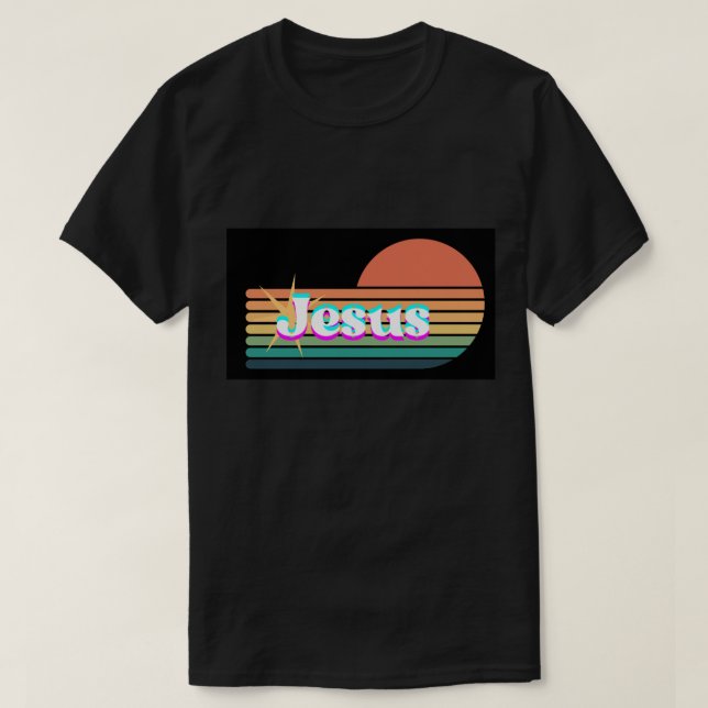 Retro Jesus Unisex Tee (Design Front)