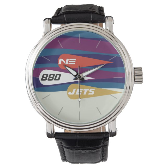 Retro Jet Age Jet Style Watch (Front)
