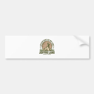 Retro Joffre Lake Hike Bumper Sticker