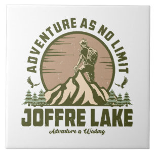 Retro Joffre Lake Hike Tile