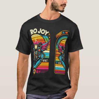 Retro Joy - Vibrant Vintage T-Shirt