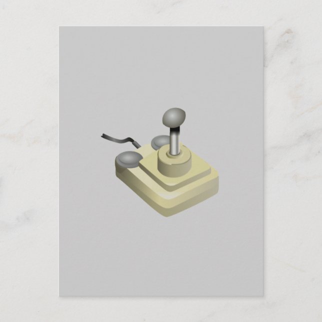 Retro Joysticks Postcard (Front)