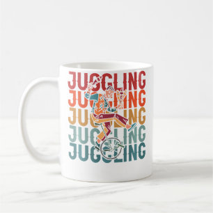 Retro Juggler Circus - Juggle Artist Vintage Juggl Coffee Mug