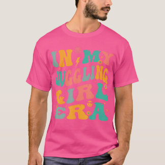Retro Juggler Girl Groovy Juggling T-Shirt