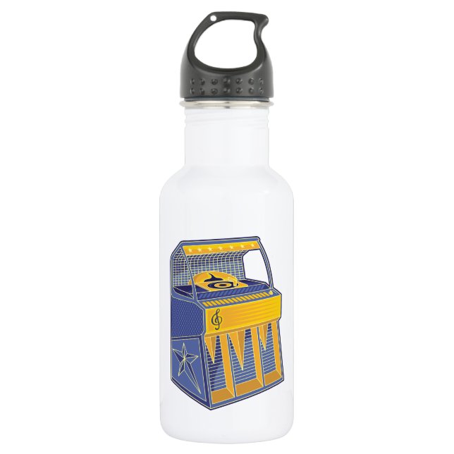 Retro Jukebox 532 Ml Water Bottle (Front)