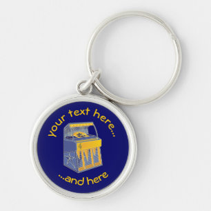 Retro Jukebox Key Ring
