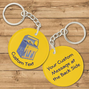 Retro Jukebox Keychain