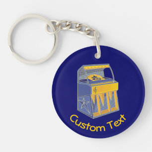 Retro Jukebox Keychain