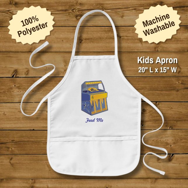 Retro Jukebox Kids Apron (Creator Uploaded)