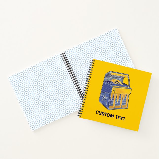 Retro Jukebox Notebook (Inside)