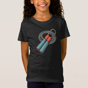 Retro Jump Rope – Vintage 80s Girls T-Shirt