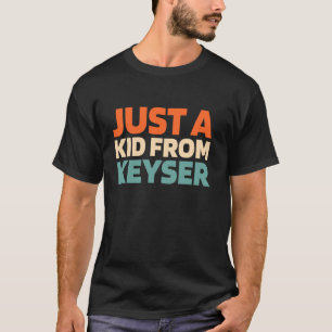 Retro Just A Kid From West Virginia Keyser America T-Shirt