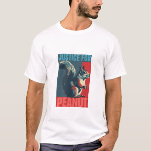 Retro Justice for Peanut The Squirrel T-Shirt