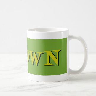 Retro K*Town Avocado Gold Coffee Mug