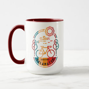 Retro Kalamazoo Bike Trail  Mug
