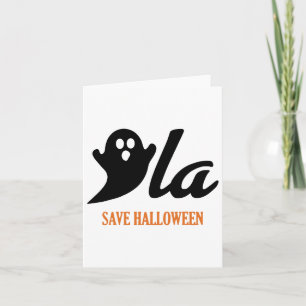 Retro Kamala Harris Halloween 2024 Comma La Ghost Card