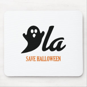 Retro Kamala Harris Halloween Comma La Ghost Pumpk Mouse Mat