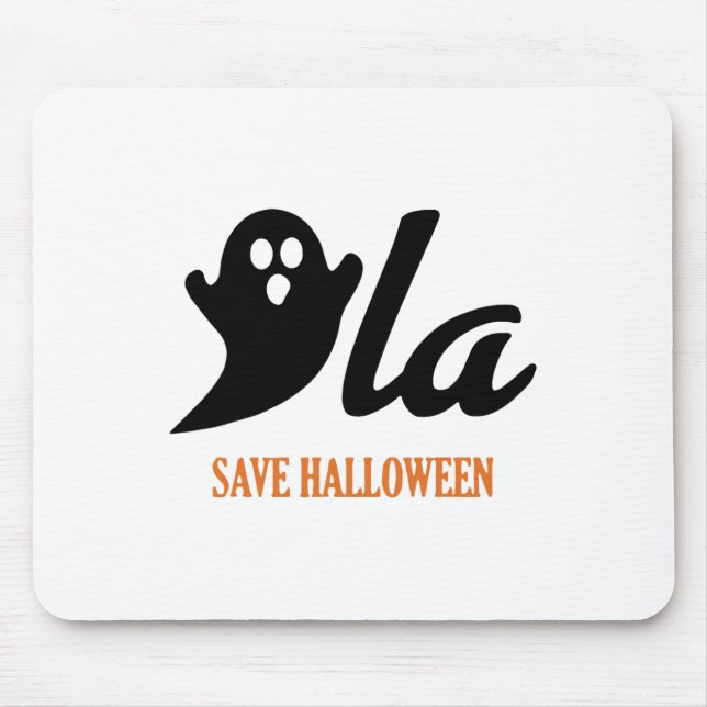 Retro Kamala Harris Halloween Comma La Ghost Pumpk Mouse Mat (Front)