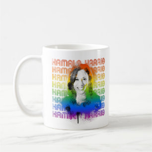 Retro Kamala Harris Pride Coffee Mug