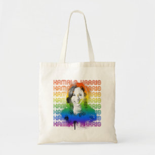 Retro Kamala Harris Pride Tote Bag