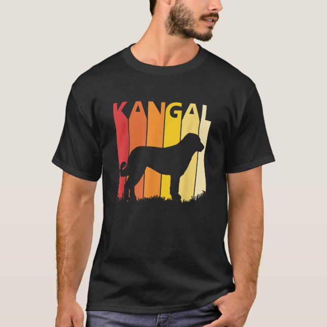 Retro Kangal Dog Merry Christmas Gift T-Shirt (Front)