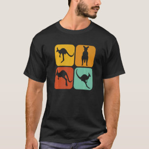 Retro Kangaroo I Marsupial I Australian Kangaroo T-Shirt