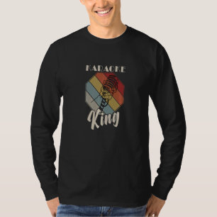 Retro Karaoke Sing Party Music for Karaoke King T-Shirt
