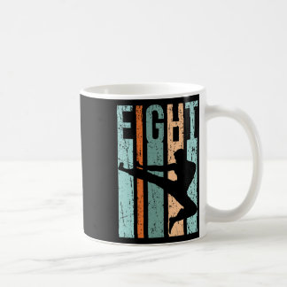 Retro Karate 8th Birthday 8 Judo Men Kung Fu Kids  Coffee Mug