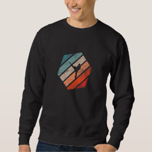 Retro Karate From 1990 With Distressed Vintage Sty Sweatshirt