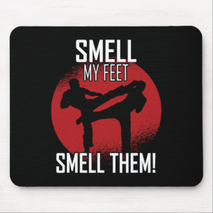 Retro Karate - Smell My Feet Smell Them Mouse Mat