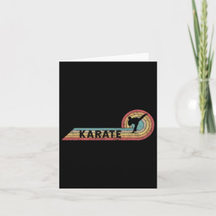Retro Karate Vintage Player Film Strip Card