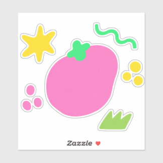 retro kawaii sticker pack