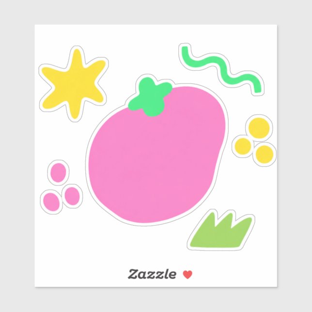 retro kawaii sticker pack (Sheet)
