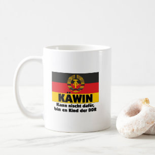 Retro Käwin Ich bin ein Kind der DDR Ostalgie Coffee Mug