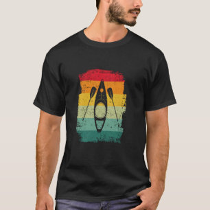 Retro Kayak Canoe Lover Funny Kayaking Paddling Ka T-Shirt