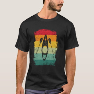 Retro Kayak Canoe Lover Funny Kayaking Paddling Ka T-Shirt