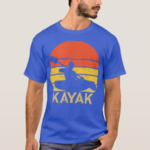 Retro Kayaking Vintage Gift Rafting Canoe Kajak T-Shirt