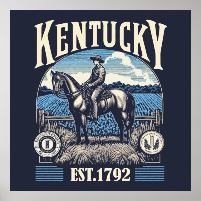 Retro Kentucky Poster (Front)