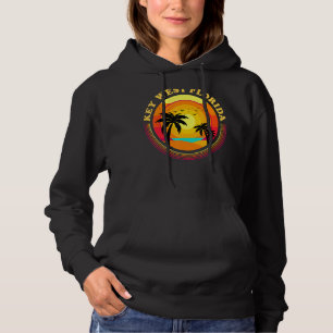 Retro Key West Florida Vacation Vintage Sunset Key Hoodie